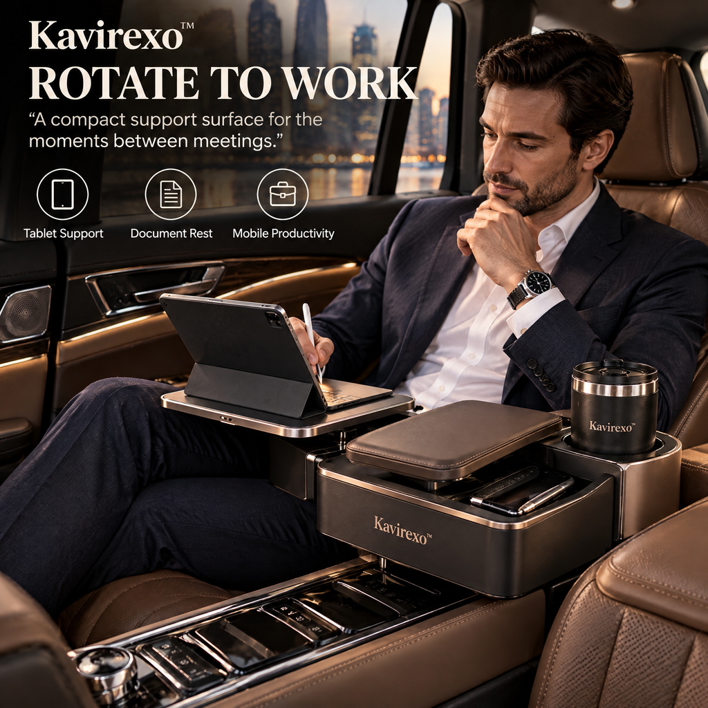 Kavirexo™ Rotating Armrest Utility Hub