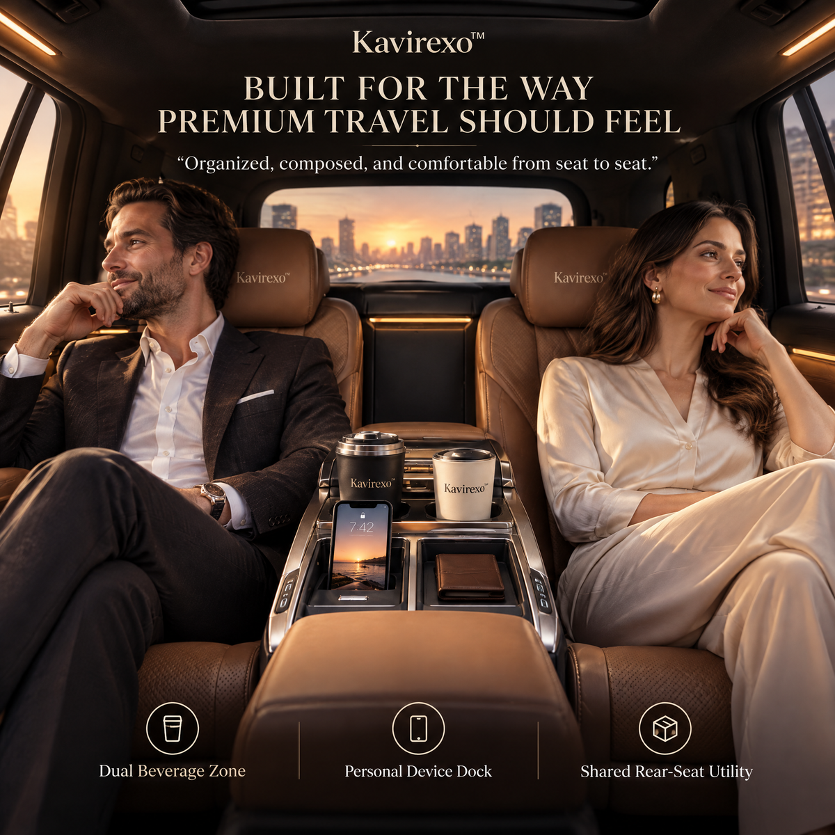 Kavirexo™ Rear Seat Executive Console