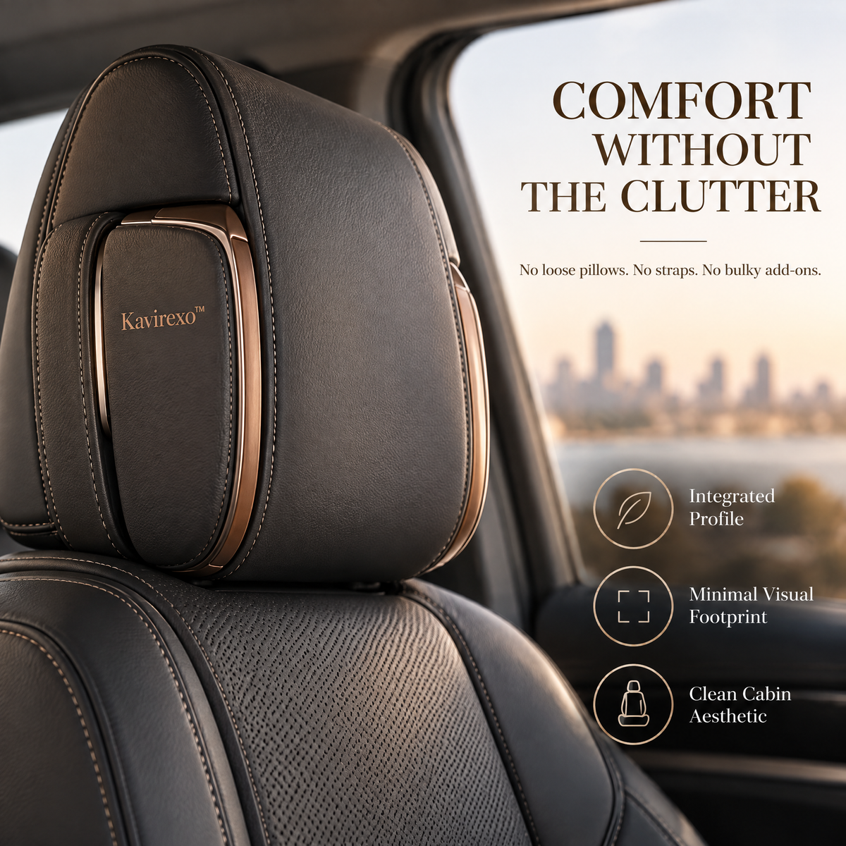 Kavirexo™ Adaptive Headrest Comfort Wing