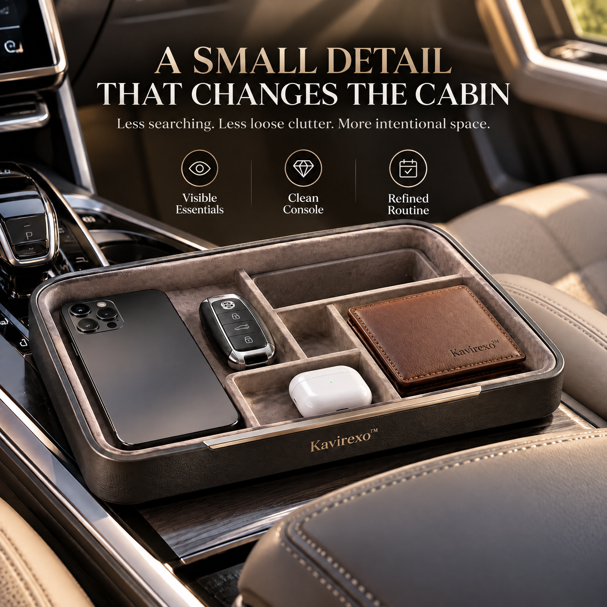 Kavirexo™ Car Entry Valet Tray