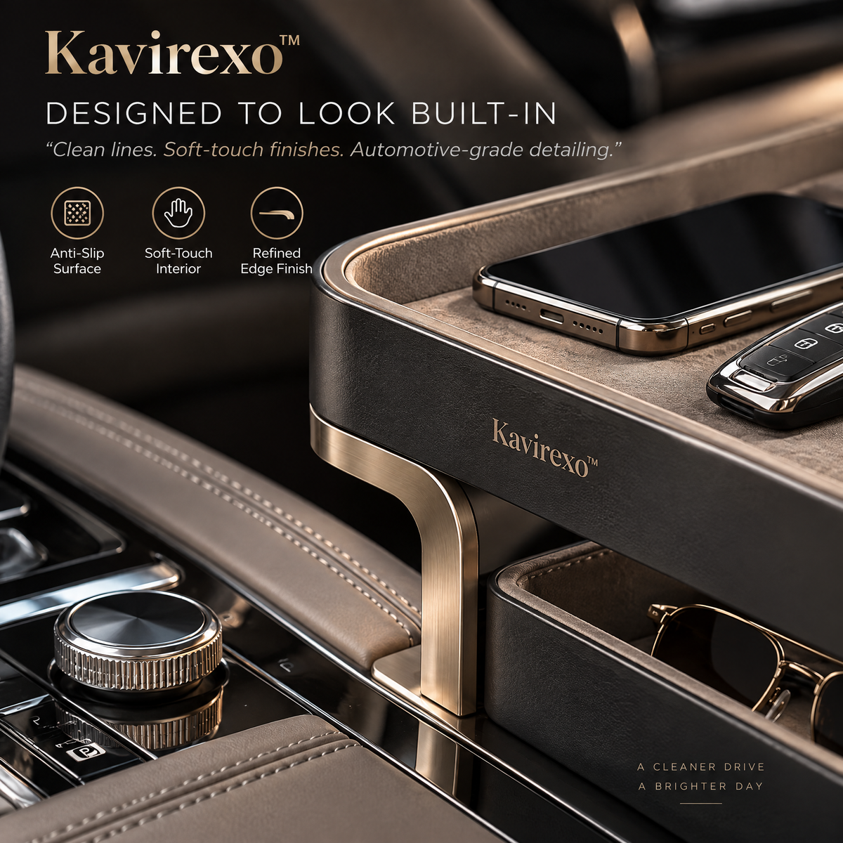 Kavirexo™ Center Console Floating Organizer