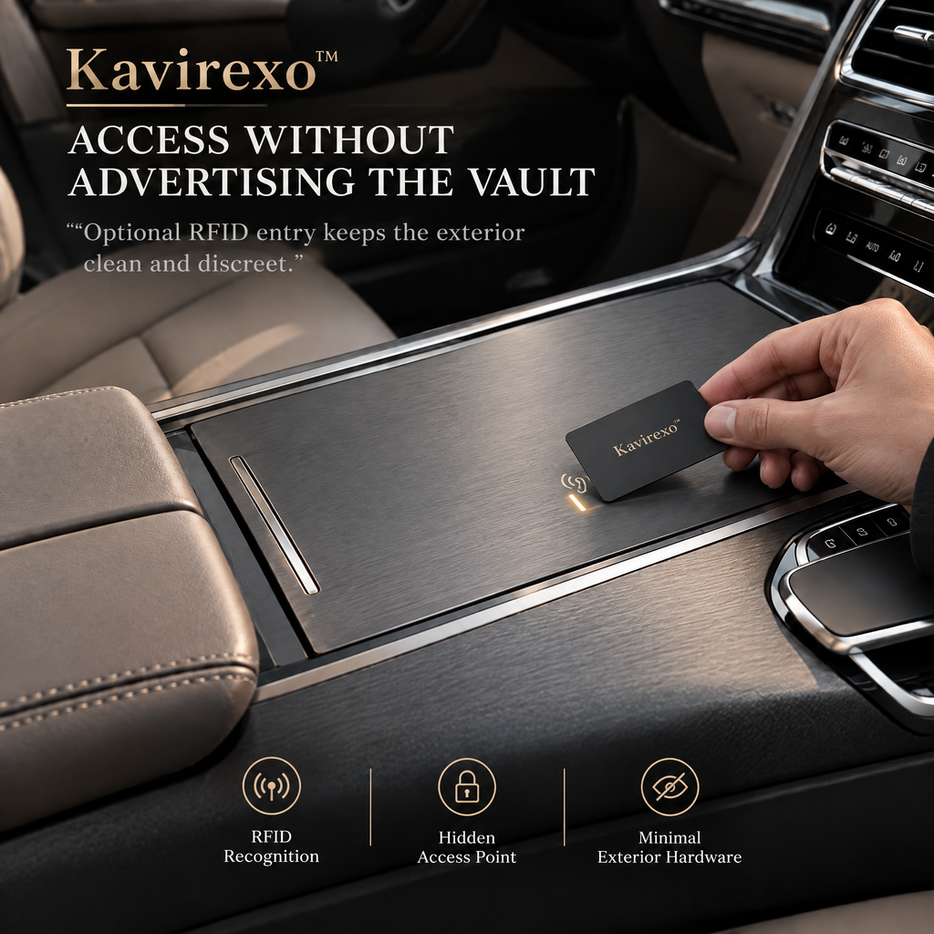 Kavirexo™ Console Sliding Privacy Vault