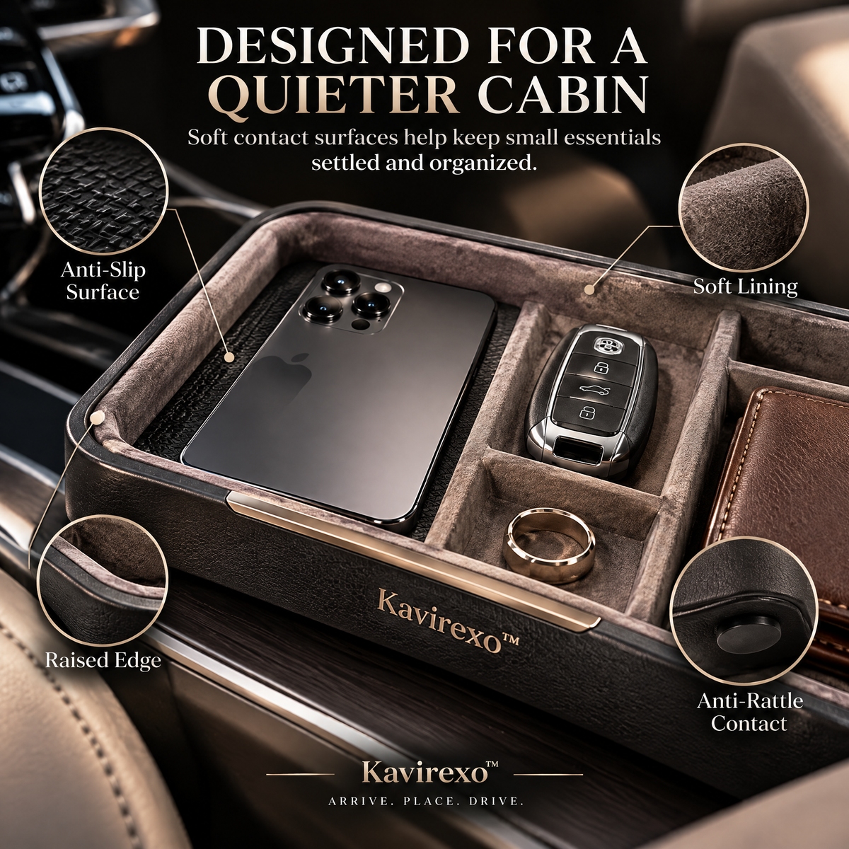 Kavirexo™ Car Entry Valet Tray