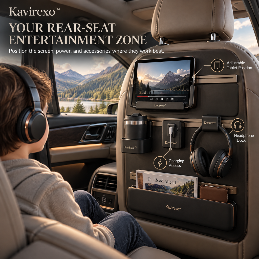 Kavirexo™ Seatback Modular Travel Wall