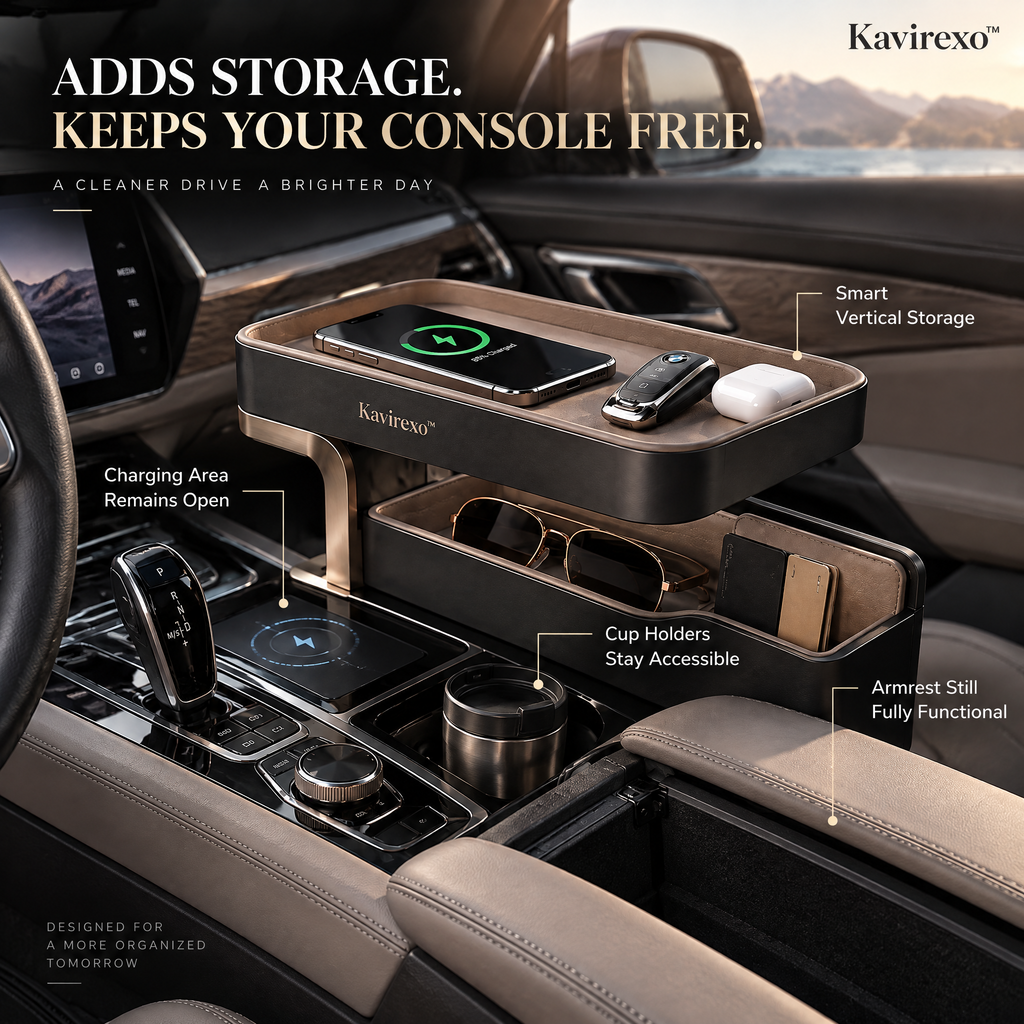 Kavirexo™ Center Console Floating Organizer