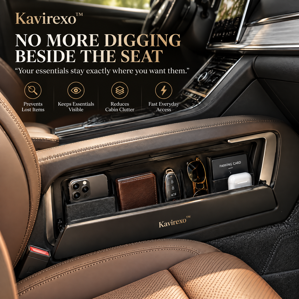 Kavirexo™ Seat-Side Hidden Valet Dock