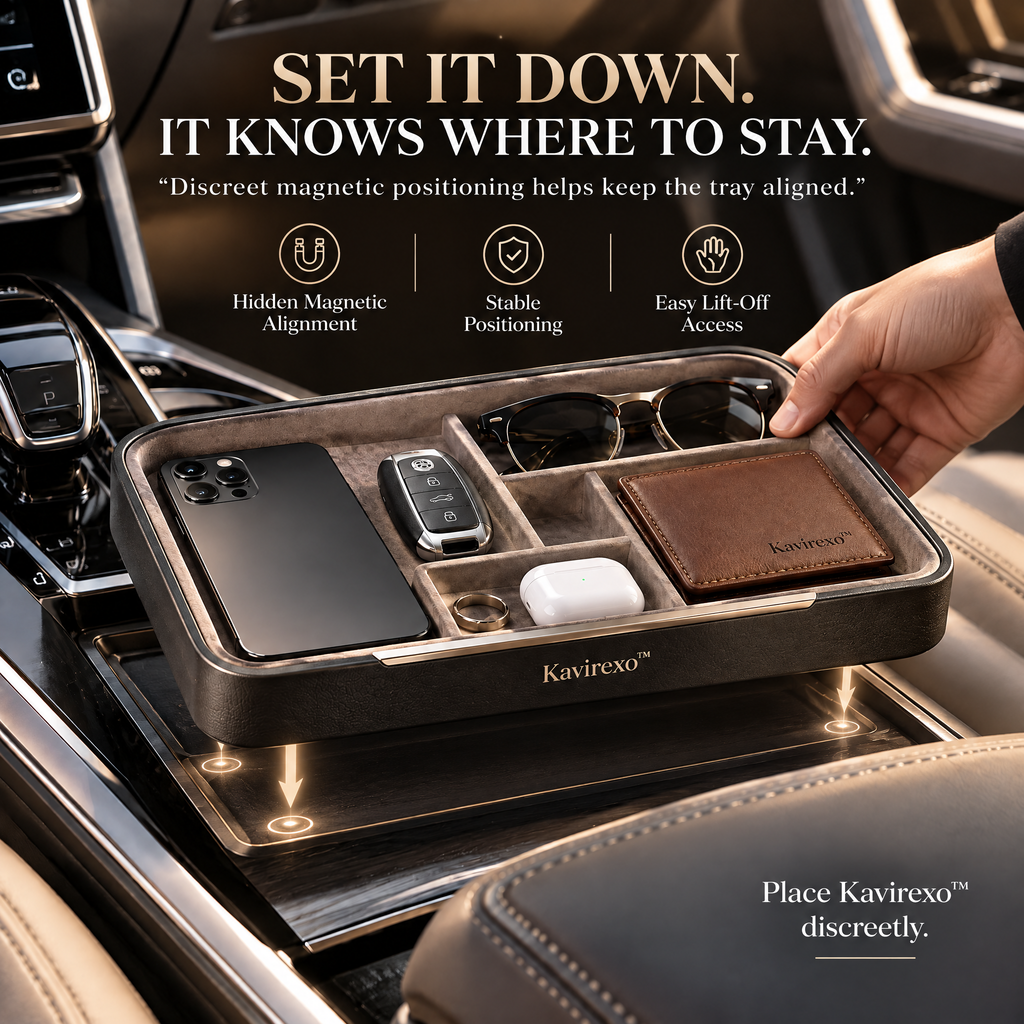 Kavirexo™ Car Entry Valet Tray