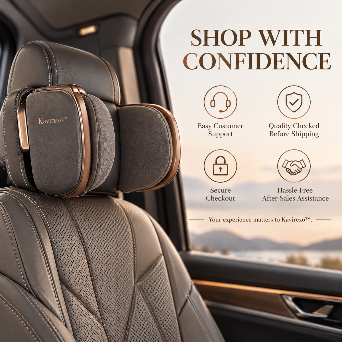 Kavirexo™ Adaptive Headrest Comfort Wing