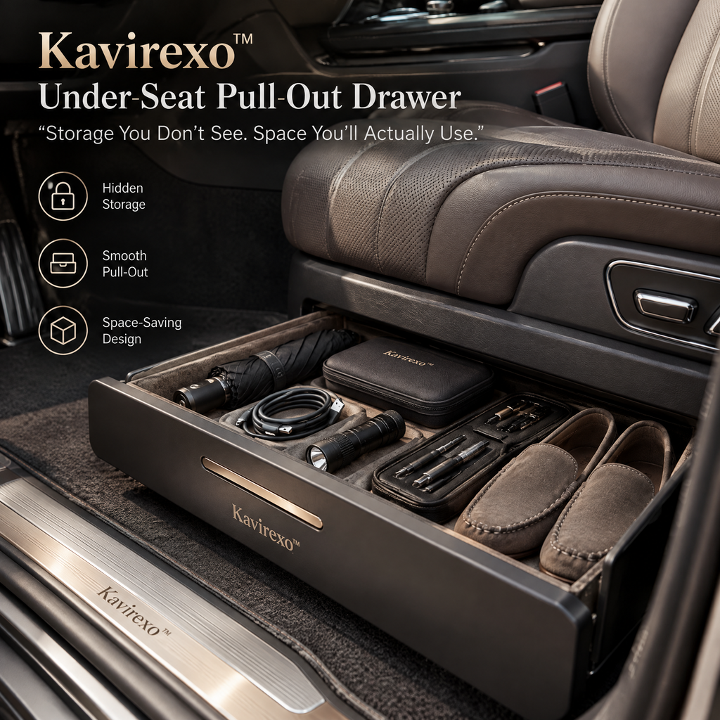Kavirexo™ Under-Seat Pull-Out Drawer