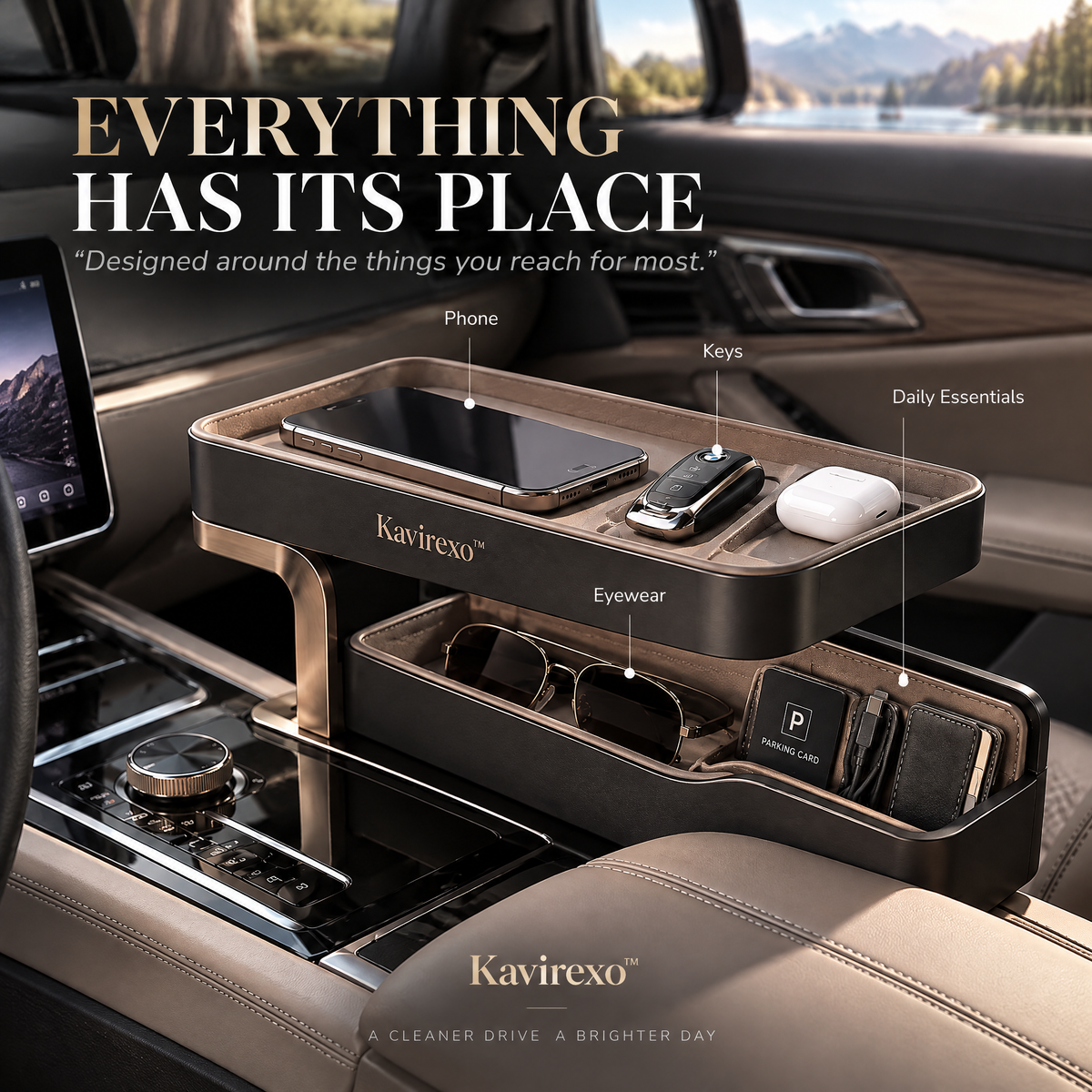 Kavirexo™ Center Console Floating Organizer