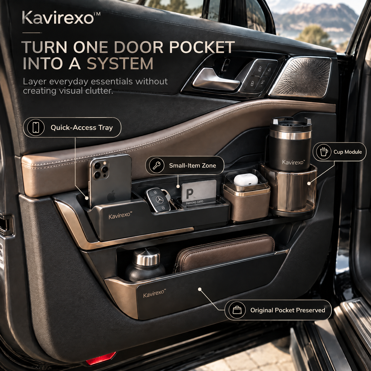 Kavirexo™ Door Pocket Expansion System