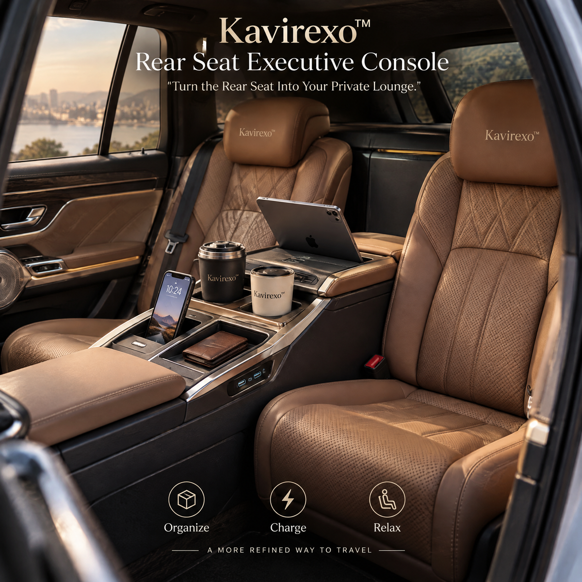 Kavirexo™ Rear Seat Executive Console