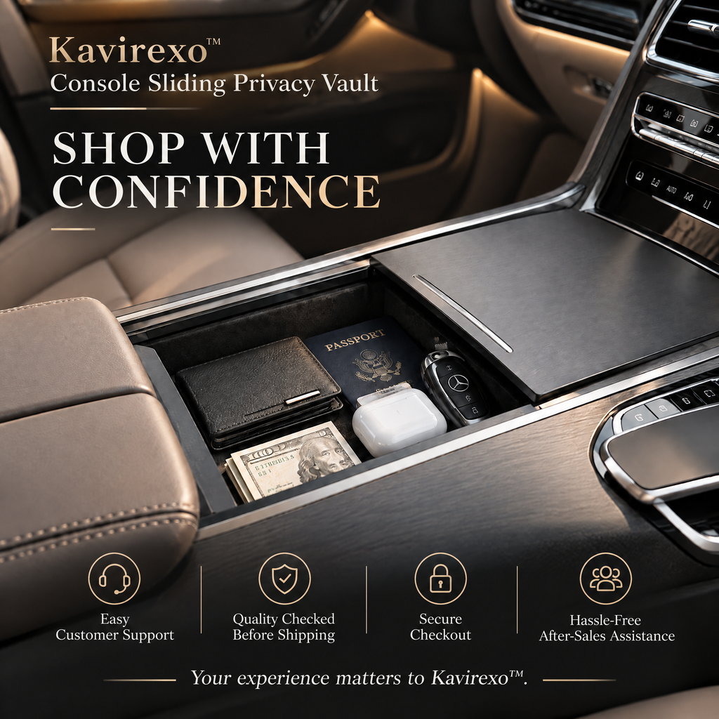 Kavirexo™ Console Sliding Privacy Vault